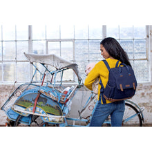 Load image into Gallery viewer, Robyn Convertible Backpack Navy