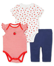 Load image into Gallery viewer, Strawberry 2-Pack Bodysuit and Legging Set
